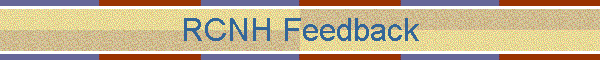 RCNH Feedback